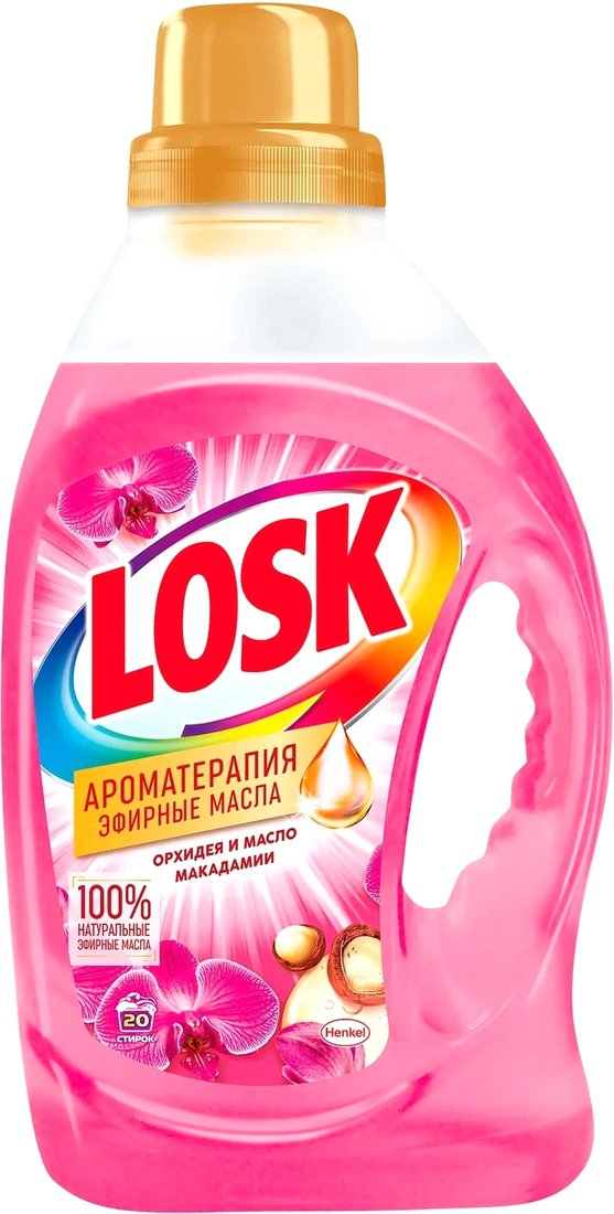 

Гель для стирки Losk Ароматерапия Орхидея и Масло Макадамии 1.46 л