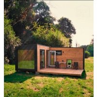 Русская баня Модуль Хаус Каркасная модульная Скандинавия