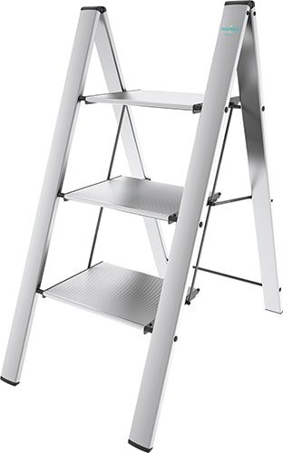 Лестница-стремянка Colombo Leonardo 3 G300A03W (3 ступени, серебристый)