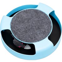 Игрушка для кошек Пижон Игровой комплекс с подвижной мышкой 6253489 (синий)