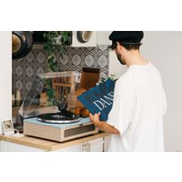 Виниловый проигрыватель Lenco LS-440 (серый/голубой)