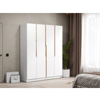 Шкаф распашной ЭлиГард Aura 4D (белый)