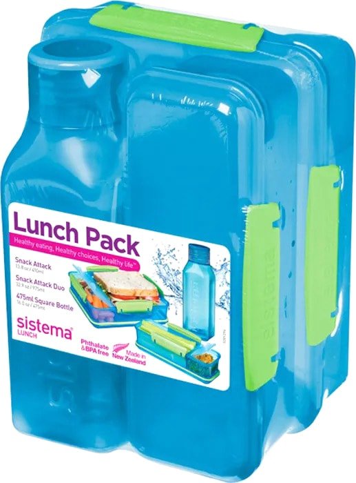 

Ланч-бокс Sistema Lunch 1590 (синий)