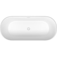 Ванна Wellsee Shell 150x73 28170202R (отдельностоящая ванна белый глянец, экран, ножки, сифон-автомат глянцевый белый)