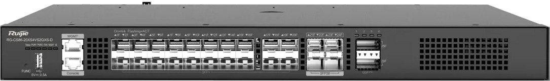 Управляемый коммутатор 3-го уровня Ruijie Networks RG-CS86-20XS4VS2QXS-D