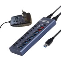 USB-хаб USBTOP USB Type-A - 9xUSB Type-A/1xUSB Type-C 559233 в Гродно