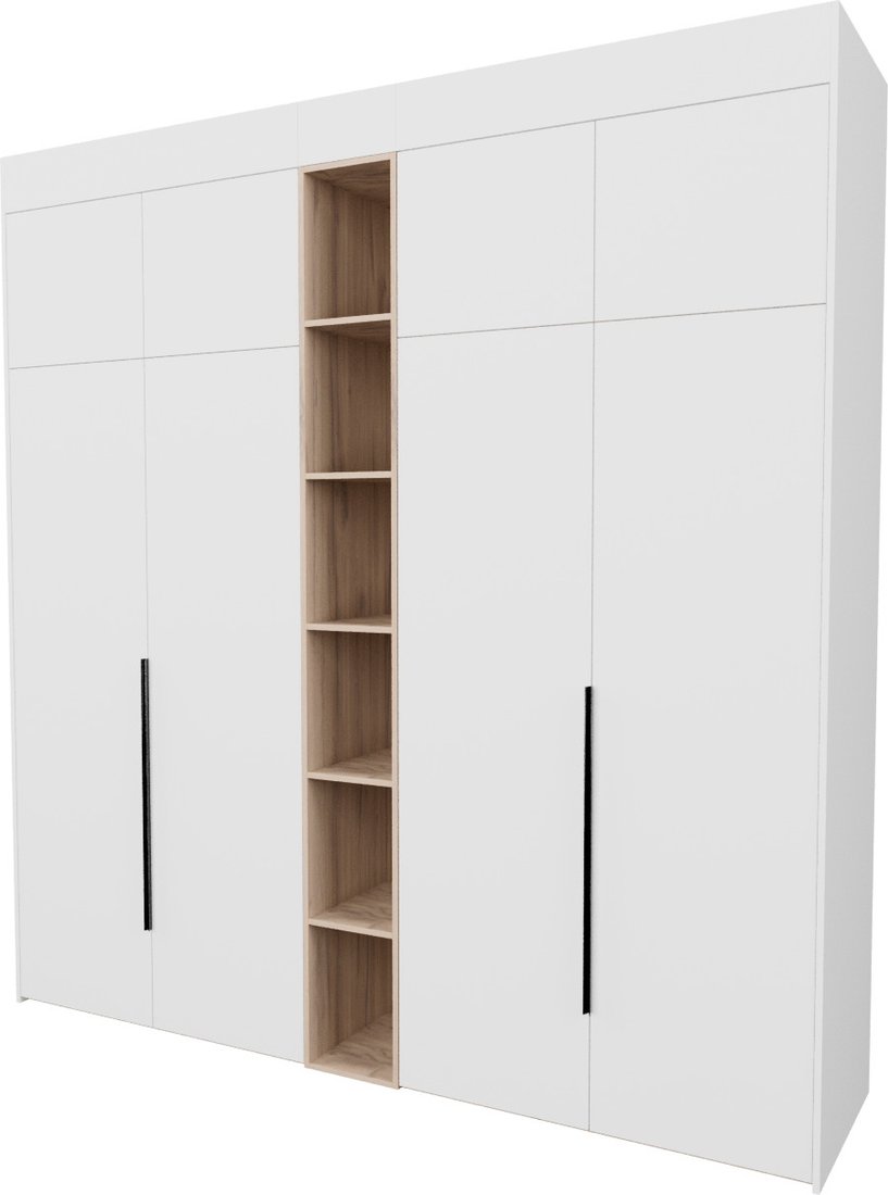 

Шкаф распашной Рэйгрупп Рэй S274-В10-2-EBЕ В10-2 (дуб элисон/белый премиум)