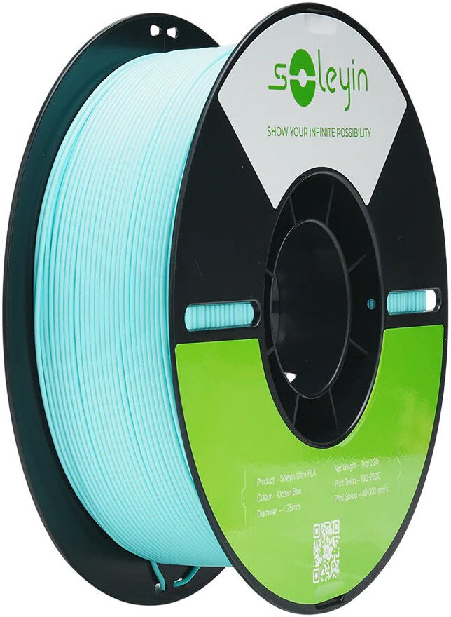 Филамент Creality PLA Soleyin Ultra 1.75мм 3301010607 (1 кг, синий океан)
