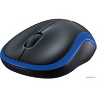 Мышь Logitech M185 (черный/синий)