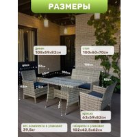 Набор садовой мебели Sundays XS-RTS011C