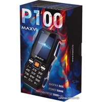 Кнопочный телефон Maxvi P100 (черный)