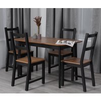 Кухонный стол TetChair Соната Люкс раздвижной (антик/черный)