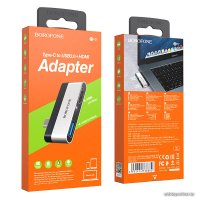 Адаптер Borofone DH2 USB Type-A/HDMI - USB Type-C