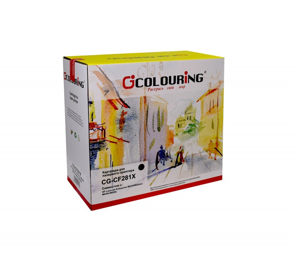 

Картридж Colouring CG-CF281X (аналог HP 81X (CF281X))