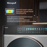 Стиральная машина Weissgauff WM 58411 Direct Drive Inverter Premium Steam Grey