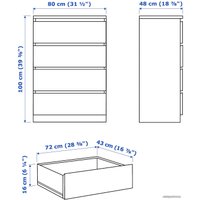 Комод Ikea Мальм 104.035.67