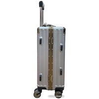 Чемодан DoubleW E087# (S, темно-серый)