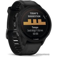 Умные часы Garmin Forerunner 955 Solar (черный, с внешним пульсометром HRM-Pro Plus)