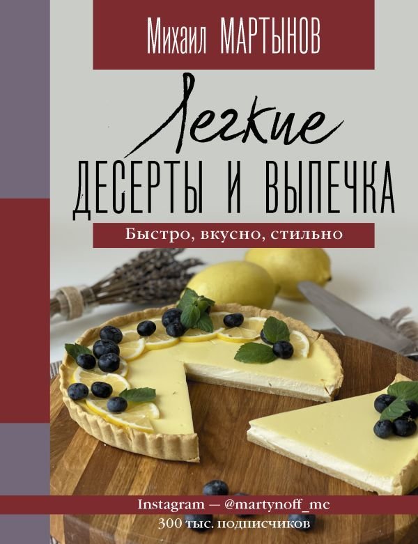 

АСТ. Легкие десерты и выпечка. Быстро, вкусно, стильно (Мартынов Михаил Юрьевич)