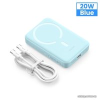 Внешний аккумулятор Baseus Magnetic Mini Wireless Fast Charge Power Bank 30W 10000mAh (голубой)