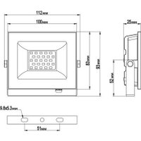 Уличный прожектор Luminarte LFL-30W/06
