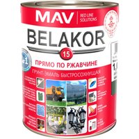 Грунт-эмаль MAV Belakor-15 Ral 6003 1 л (защитный матовый)