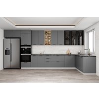 Шкаф навесной ДСВ Ройс П 400 (графит скин) в Мозыре