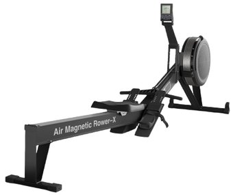 Гребной тренажер Unixfit Air Magnetic Rower-X Black