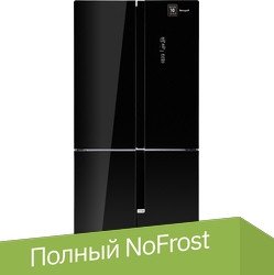 

Четырёхдверный холодильник Weissgauff WCD 450 BG NoFrost Inverter