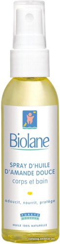Косметическое масло детское Biolane миндальное масло с витамином Е с первых дней жизни 75 мл