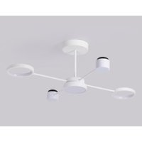 Люстра средней высоты Ambrella light FL51631/4+1 WH