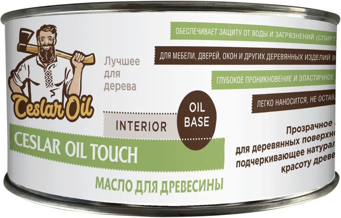 Масло Ceslar Ceslar Oil Touch софт-эффект 0.45л (прозрачный)