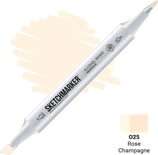

Маркер художественный Sketchmarker Двусторонний O25 SM-O25 (розовое шампанское)