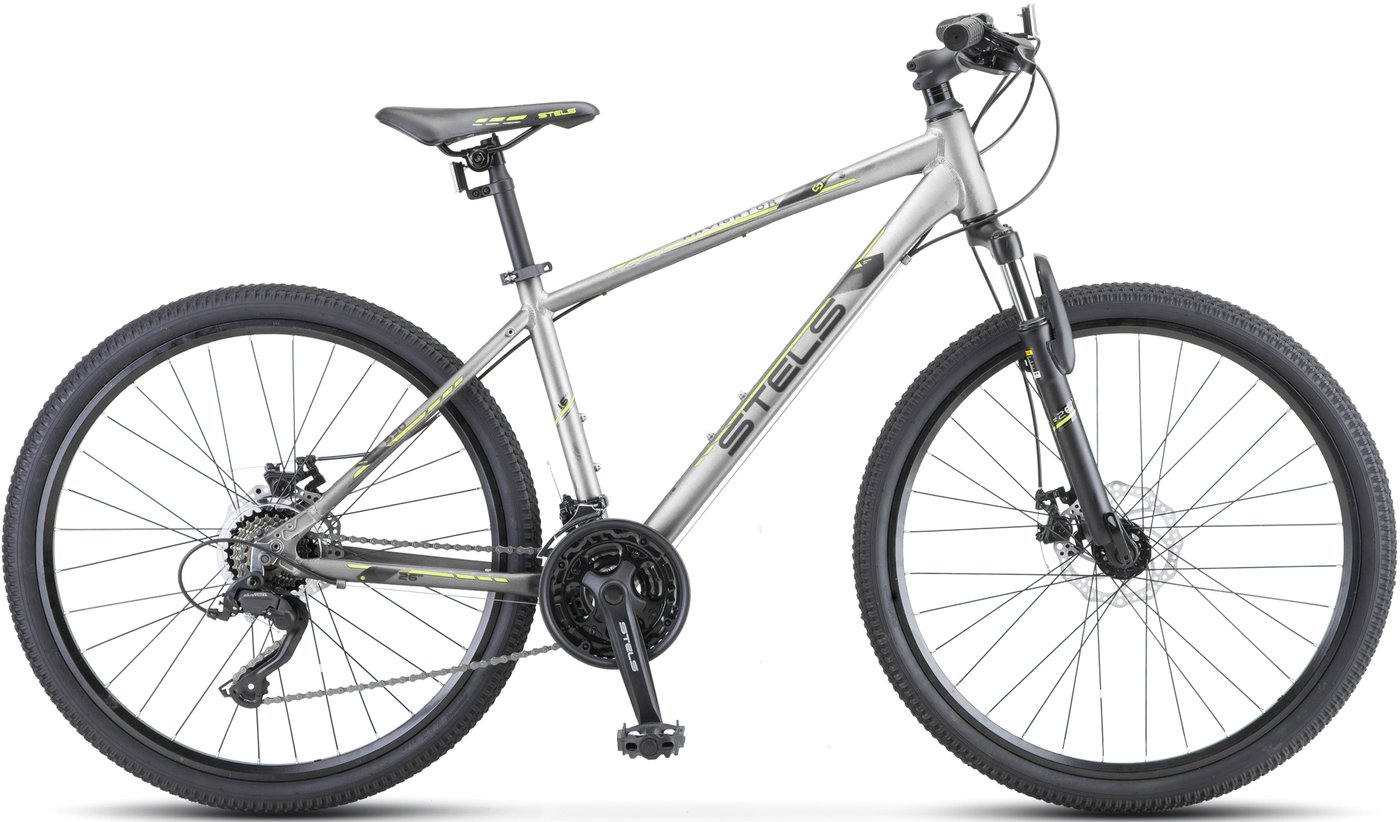 

Велосипед Stels Navigator 590 MD 26 K010 р.18 2023 (серый/салатовый)