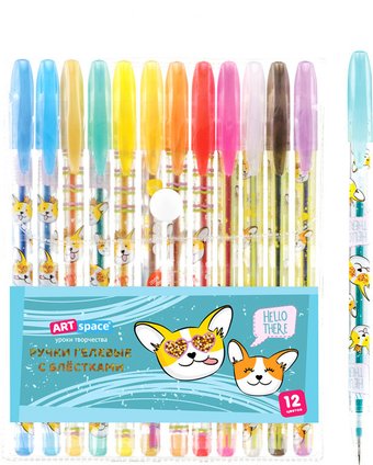 ArtSpace Милые зверушки с блестк. GPCA12_53166 (12 цв)