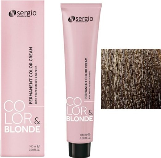 

Крем-краска для волос Sergio Professional Color&Blonde 7 средне-русый