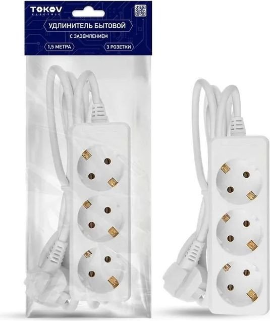 

Удлинитель Tokov Electric TKE-C01-BU3-1.5-075-Z