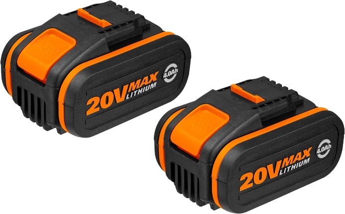 

Набор аккумуляторов Worx WA3553.2 (20В/4 Ah)