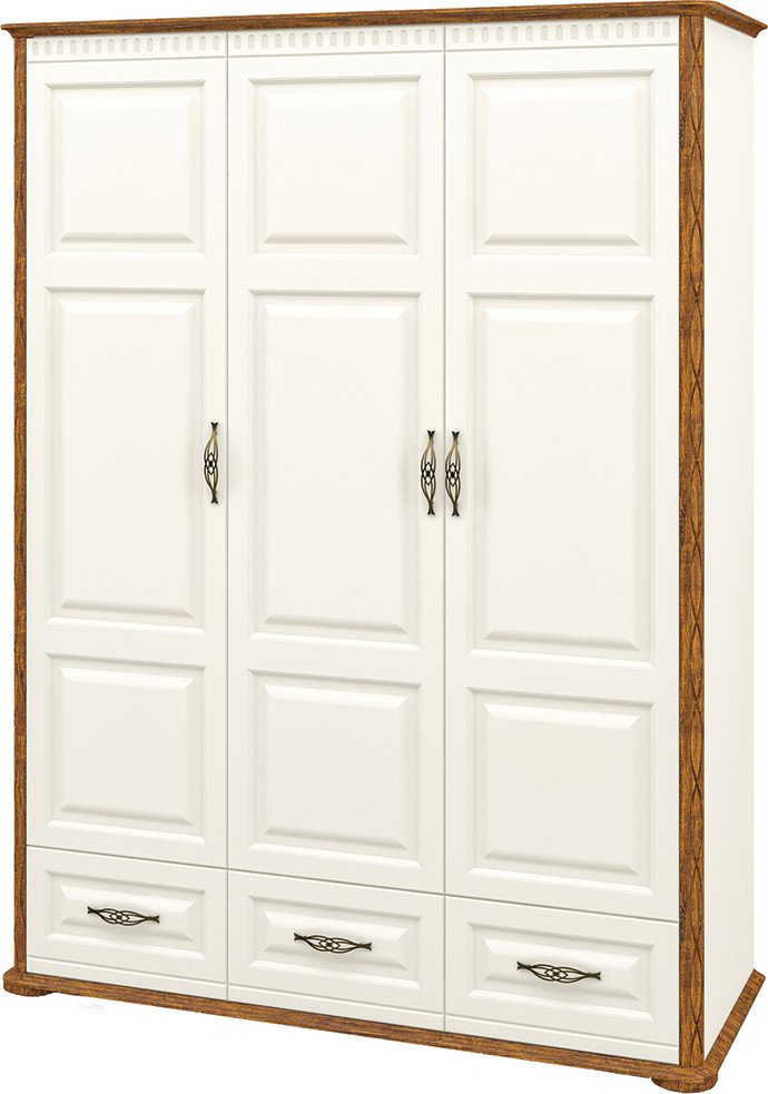 

Шкаф распашной Elva Лазаро NEM03HP-3D3S-1650/630/2200 (26) (крем/дуб кантри)