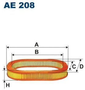 

Воздушный фильтр Filtron AE208