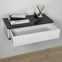 Туалетный столик без зеркала Shtabe Royal 5014 эко (мрамор неро)