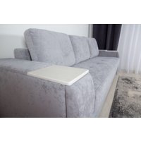 Диван DiArt Бруклин НПБ (велюр Sensey silver/прав/крафт) в Бресте