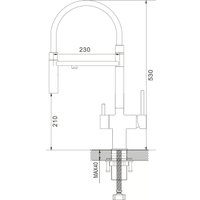 Смеситель Shevanik S178G (золотой сатин)