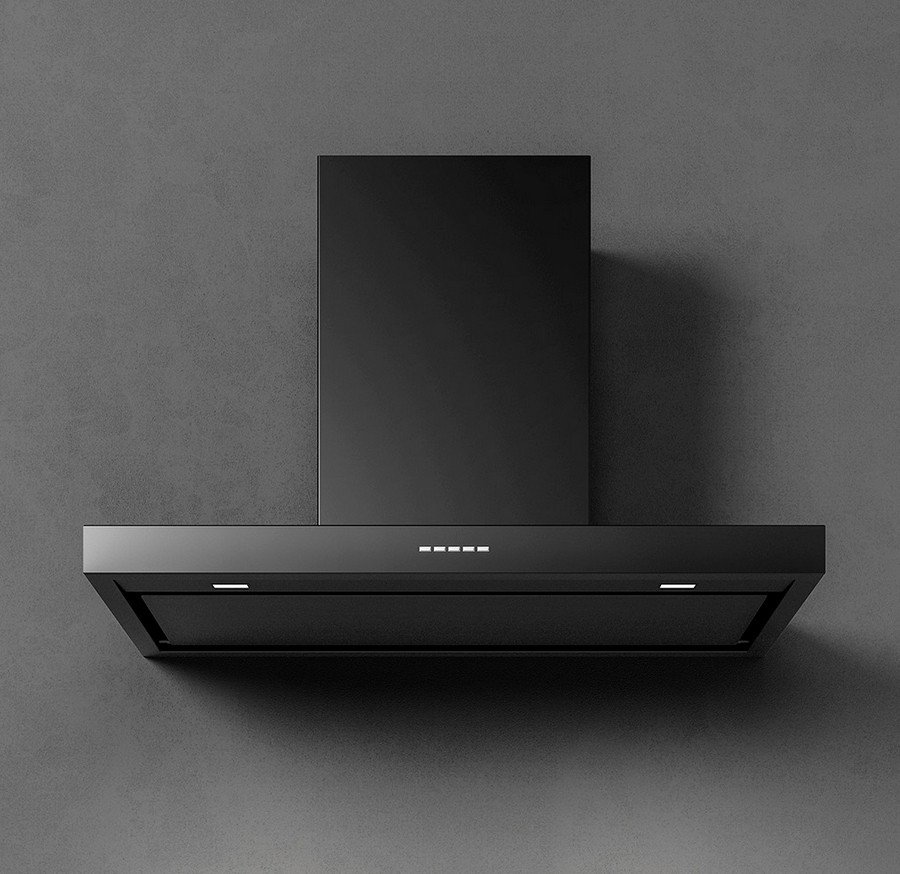 Кухонная вытяжка Falmec Plane NRS 90 800 м3/ч Black (черный)