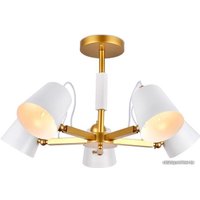 Припотолочная люстра Ambrella light Traditional TR3101/5 WH/GD