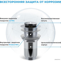 Донный клапан Wellsee Drainage System 182134000 (хром)