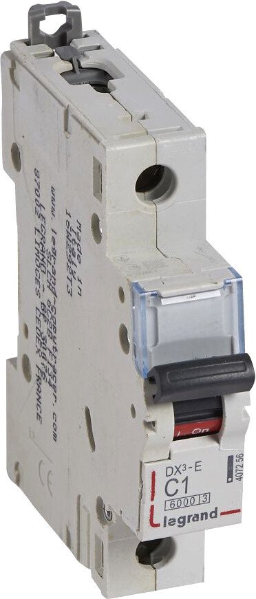 

Выключатель автоматический Legrand DX3-E C1 1П 60006kA 407256