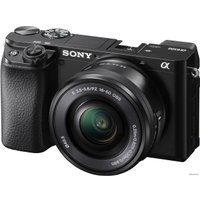 Беззеркальный фотоаппарат Sony Alpha a6100 Double Kit 16-50mm + 55-210mm (черный)