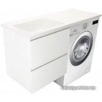 Эстет Тумба Dallas Luxe ФР-00002020 с умывальником Dallas 110 (левая)