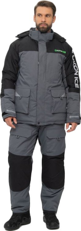 

Одежда для охоты, рыбалки Huntsman Yukon Ice-45°C (р.56-58/182-188, серый/черный)